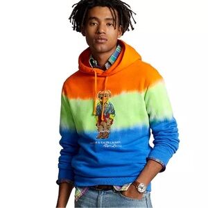 Ralph Lauren Polo Tie Dye Bear Hoodie